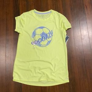Neon yellow soccer shirt!!! Brand new